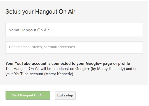 Image 7 - Name Your Hangout on Air