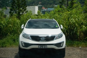 2011 kia sportage outdoors front view
